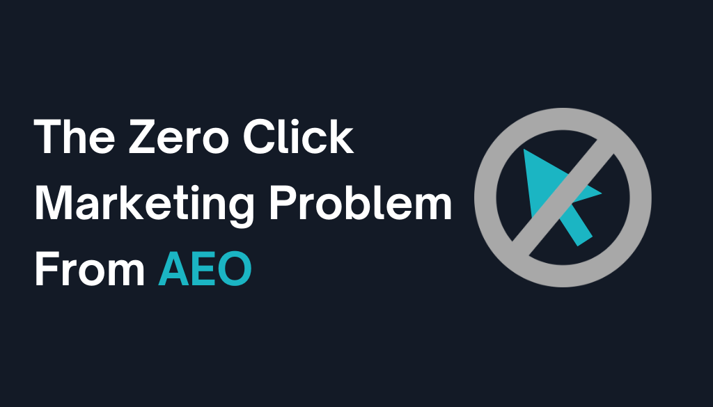 zero click marketing problem