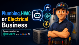 plumbning, hvac, or electrical business recommended