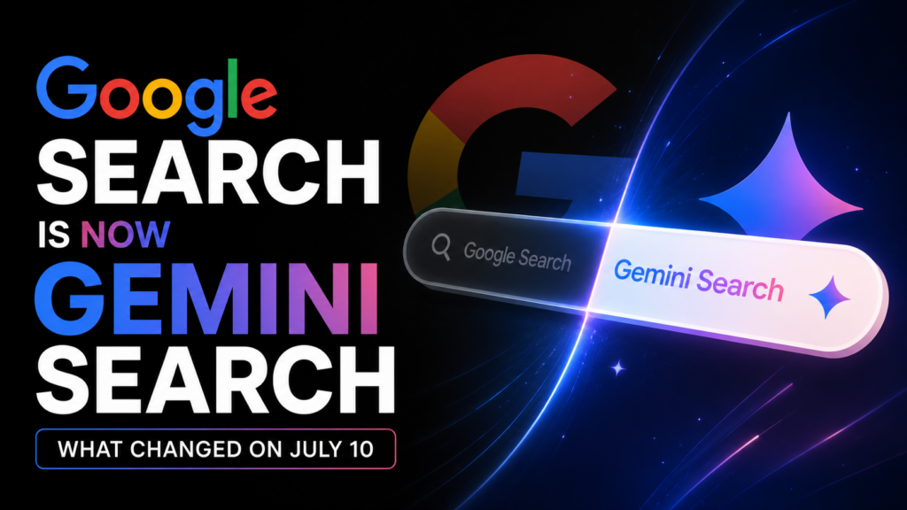 google search is now gemini search