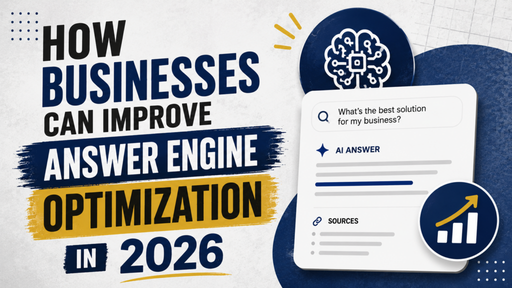 how businesses can improve answer engine optimiation in 2026