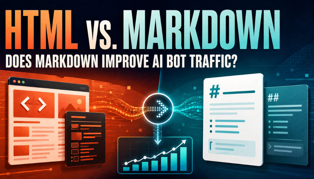 HTML vs Markdown for AI crawlers: does Markdown improve AI bot traffic