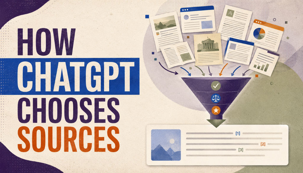 How Does ChatGPT Choose Sources Where Its Information and Citations Come From