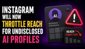 Instagram will now throttle reach for undisclosed AI profiles
