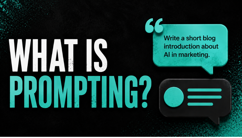 What is prompting? Giving an AI a natural-language instruction to guide its response