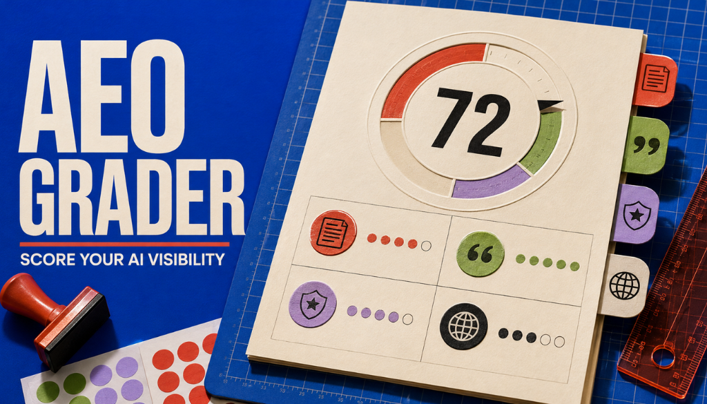 AEO grader: how to score your website for AI search visibility