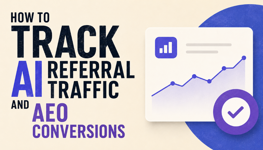 How to track AI referral traffic and AEO conversions in GA4