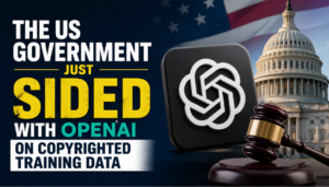 US government sides with OpenAI on copyrighted training data