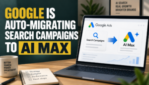 Google is auto-migrating Search campaigns to AI Max
