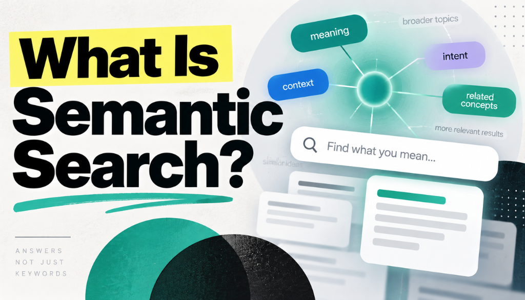 What is semantic search