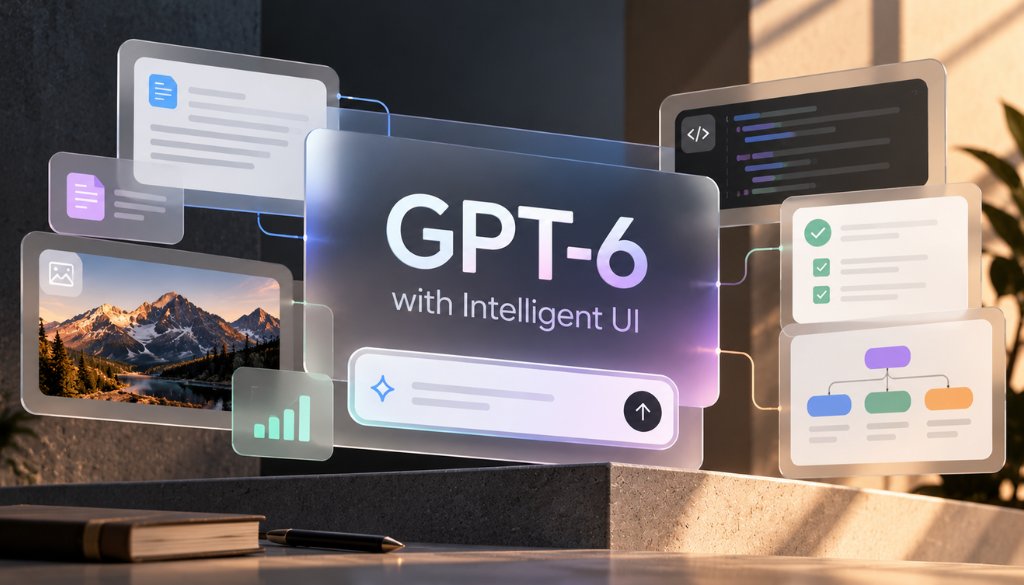 ChatGPT GPT-6 with Intelligent UI interactive answers